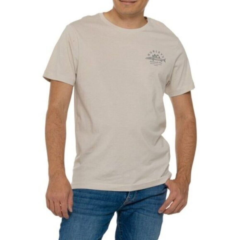 Hurley Men's Everyday Barracuda Bar Short Sleeve T-Shirt, Size Small